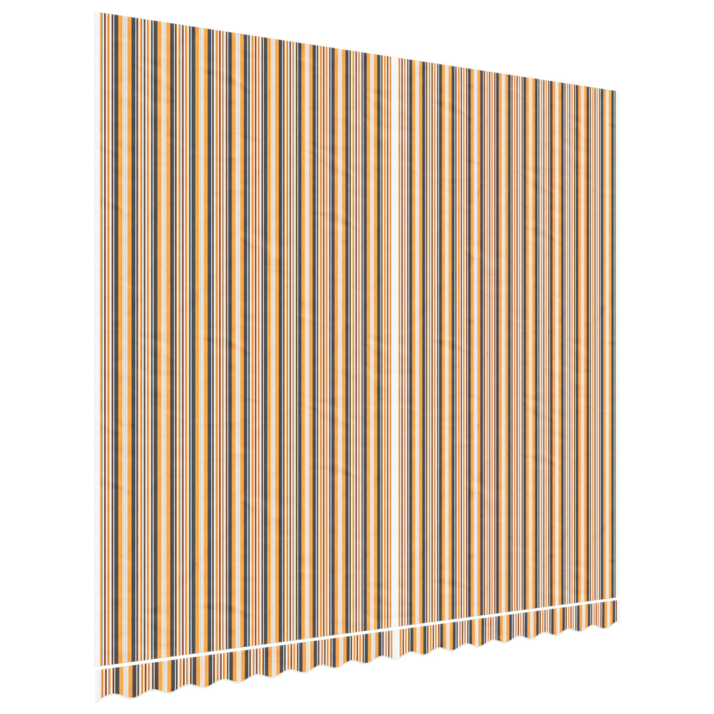 vidaXL Replacement Fabric for Awning Multicolour Stripe 4x3.5 m