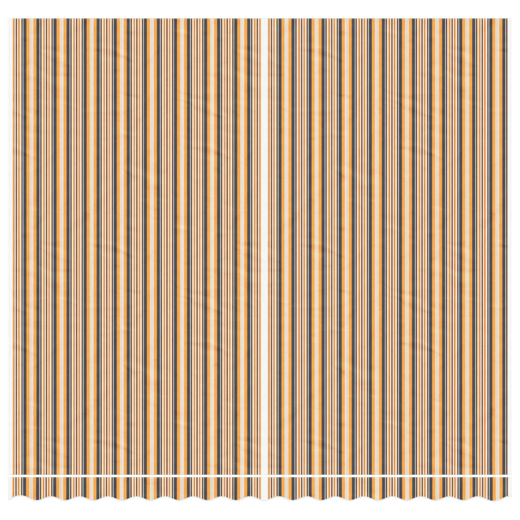 vidaXL Replacement Fabric for Awning Multicolour Stripe 4x3.5 m
