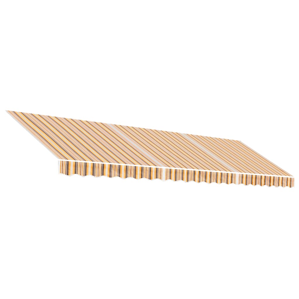 vidaXL Replacement Fabric for Awning Multicolour Stripe 5x3.5 m