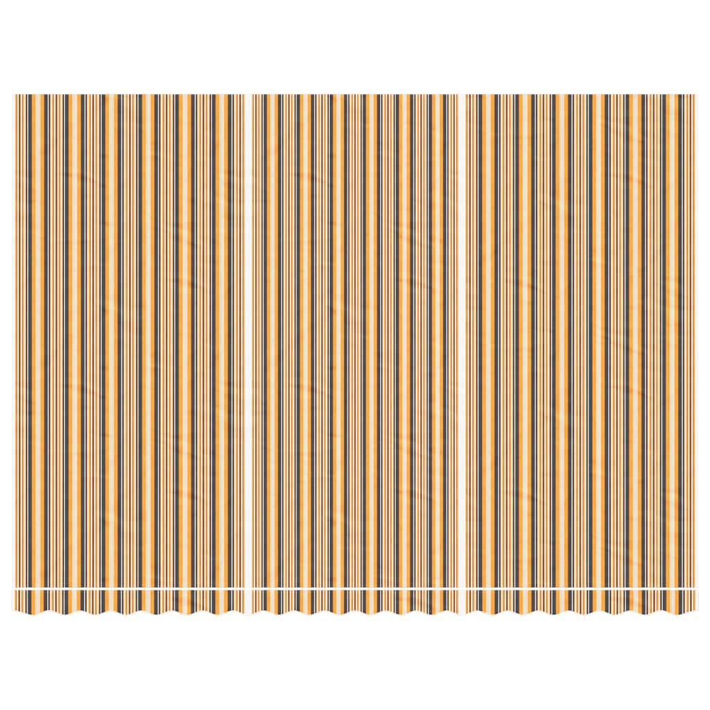 vidaXL Replacement Fabric for Awning Multicolour Stripe 5x3.5 m