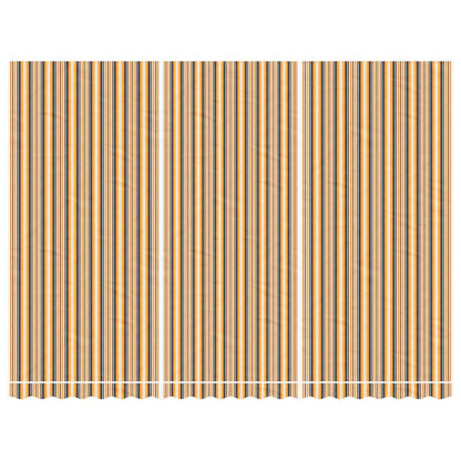 vidaXL Replacement Fabric for Awning Multicolour Stripe 5x3.5 m