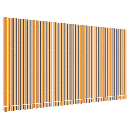 vidaXL Replacement Fabric for Awning Multicolour Stripe 6x3 m
