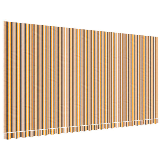 vidaXL Replacement Fabric for Awning Multicolour Stripe 6x3 m