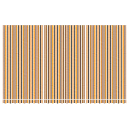 vidaXL Awning Replacement Fabric Orange and Black 6x3.5 m Polyester