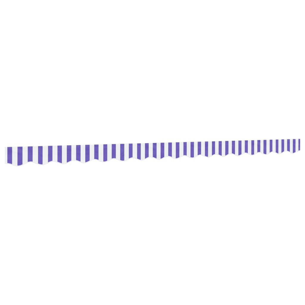 vidaXL Awning Valance Replacement Blue and White Stripe 400 cm