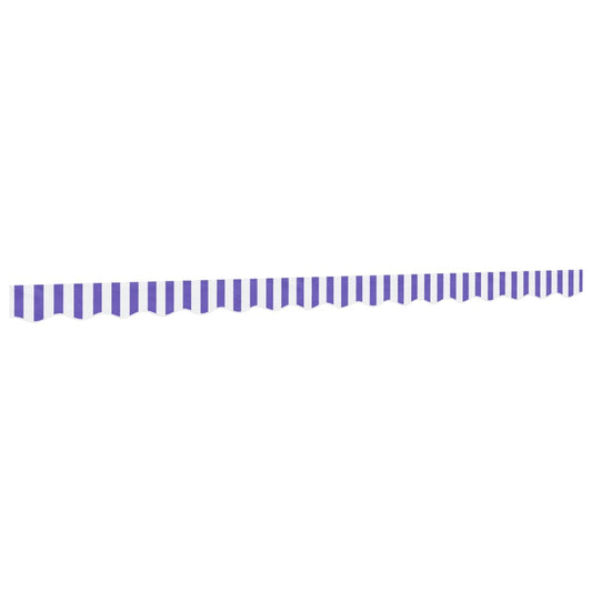 vidaXL Awning Valance Replacement Blue and White Stripe 400 cm