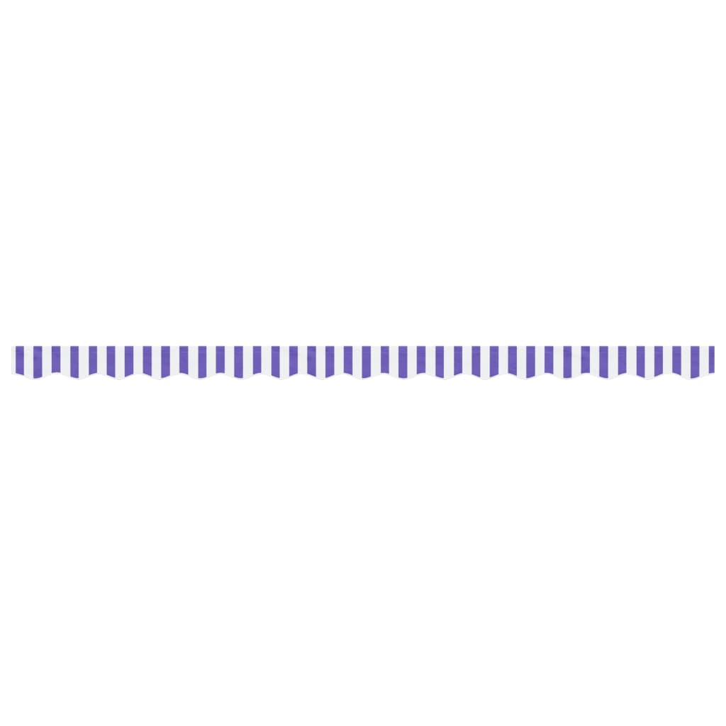 vidaXL Awning Valance Replacement Blue and White Stripe 400 cm