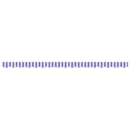 vidaXL Awning Valance Replacement Blue and White Stripe 400 cm