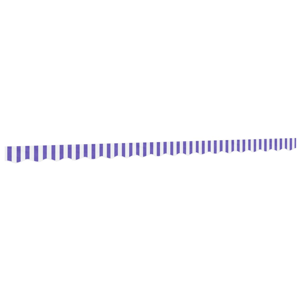 vidaXL Awning Valance Replacement Blue and White Stripe 450 cm