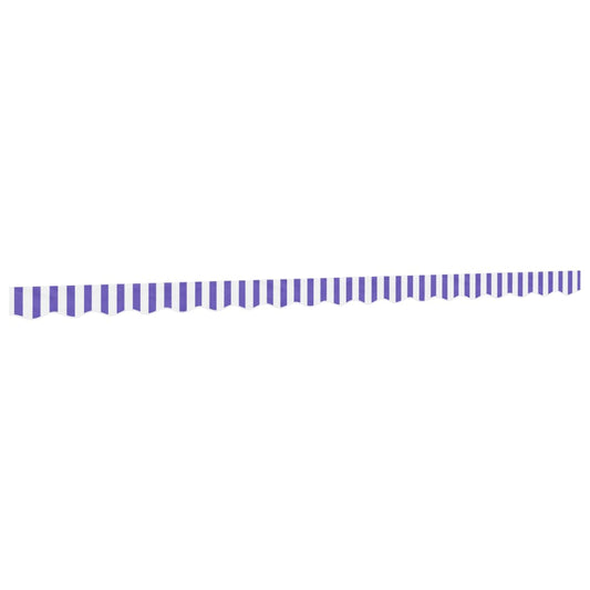 vidaXL Awning Valance Replacement Blue and White Stripe 450 cm