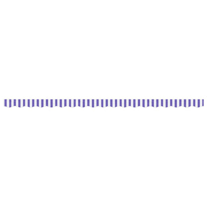 vidaXL Awning Valance Replacement Blue and White Stripe 450 cm