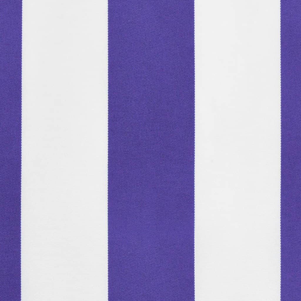 vidaXL Awning Valance Replacement Blue and White Stripe 450 cm