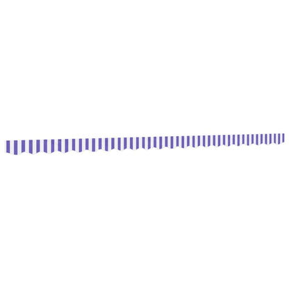 vidaXL Awning Valance Replacement Blue and White Stripe 500 cm