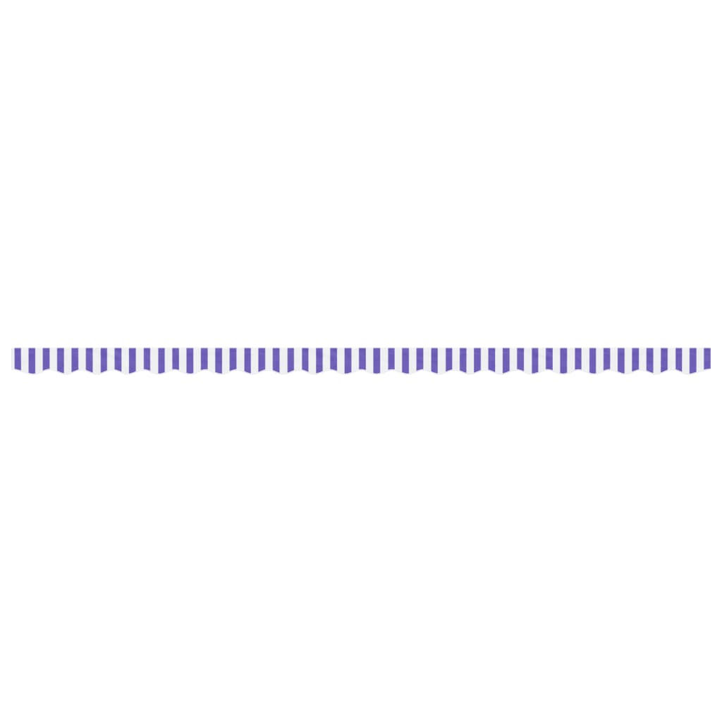 vidaXL Awning Valance Replacement Blue and White Stripe 500 cm