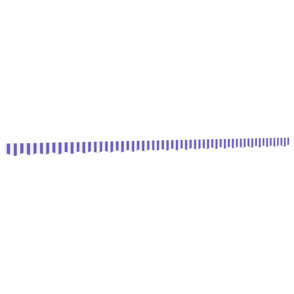 vidaXL Awning Valance Replacement Blue and White Stripe 600 cm