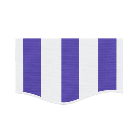 vidaXL Awning Valance Replacement Blue and White Stripe 600 cm