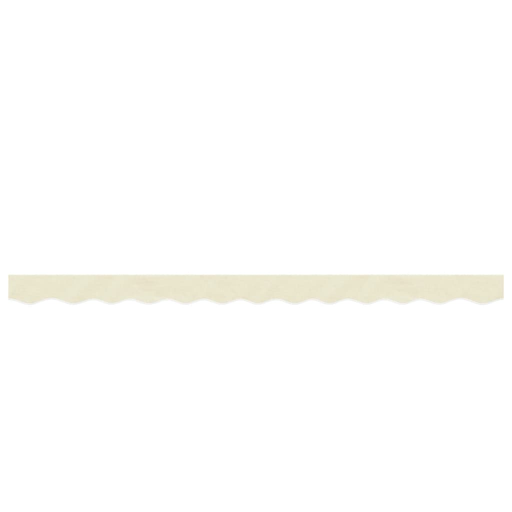 vidaXL Replacement Fabric for Awning Valance Cream Stripe 3 m