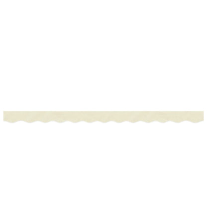 vidaXL Replacement Fabric for Awning Valance Cream Stripe 3 m