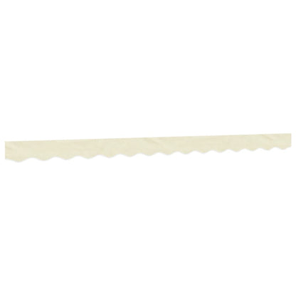 vidaXL Replacement Fabric for Awning Valance Cream Stripe 3.5 m