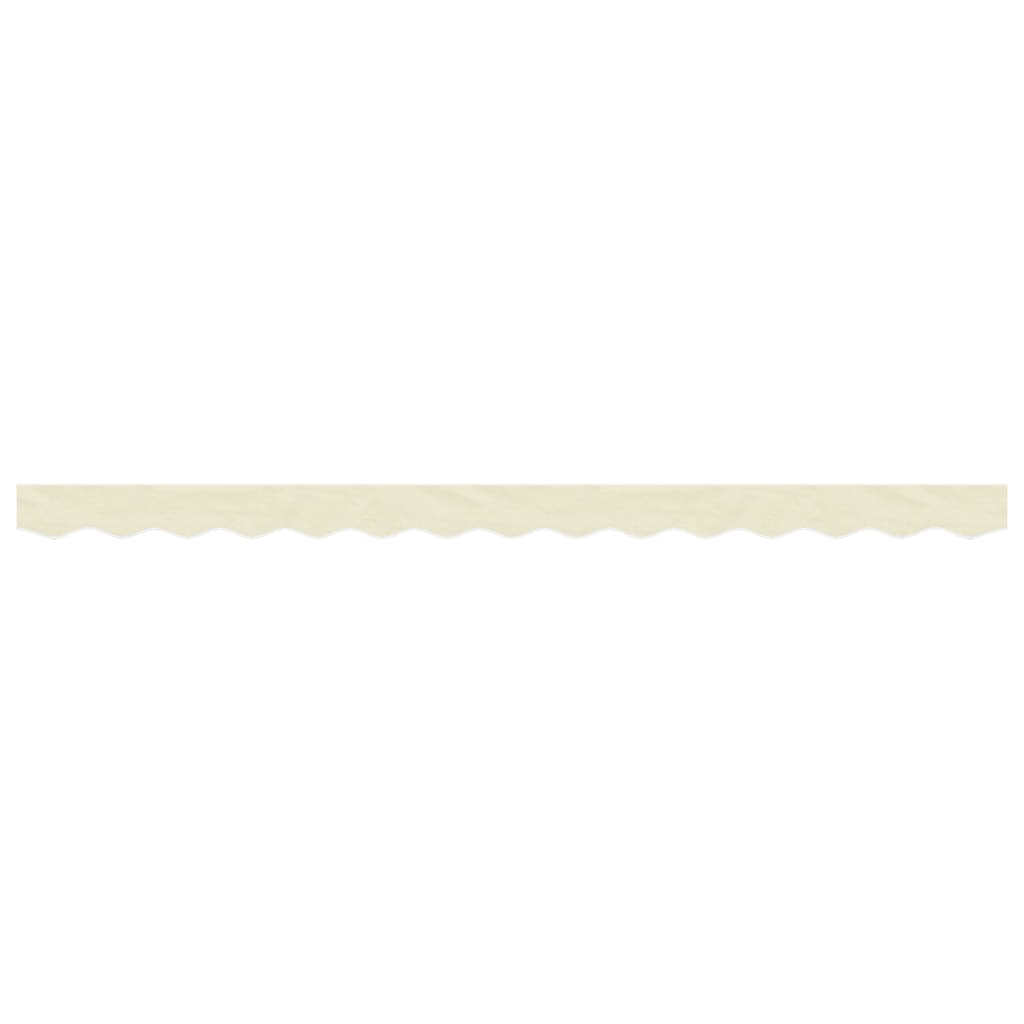 vidaXL Replacement Fabric for Awning Valance Cream Stripe 3.5 m