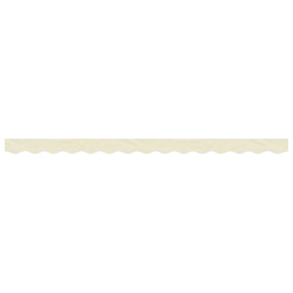 vidaXL Replacement Fabric for Awning Valance Cream Stripe 3.5 m