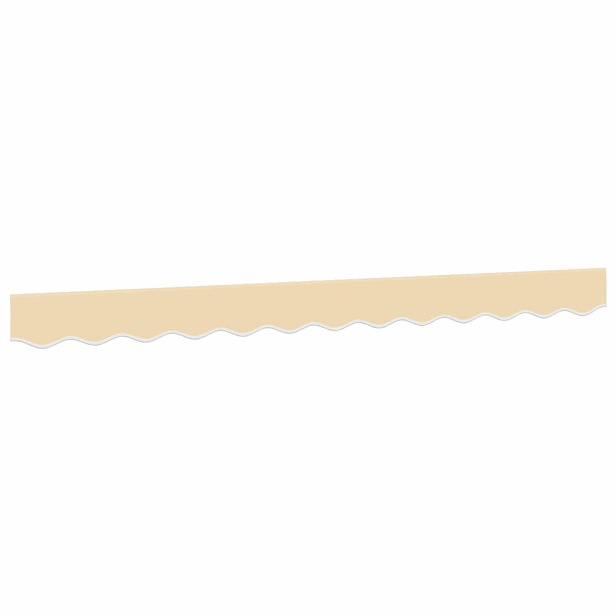 vidaXL Awning Valance Replacement Cream Stripe 350 cm