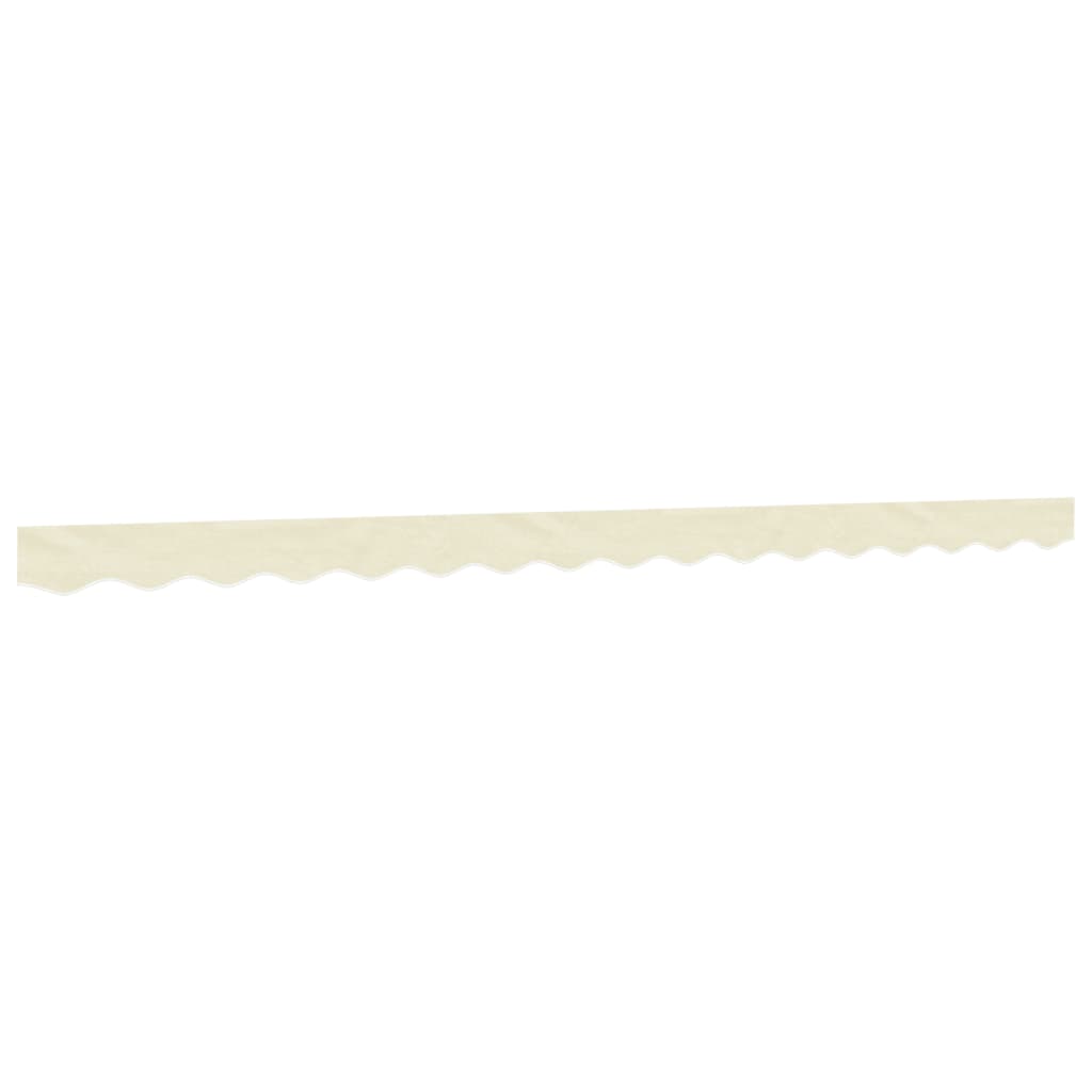 vidaXL Replacement Fabric for Awning Valance Cream Stripe 4 m