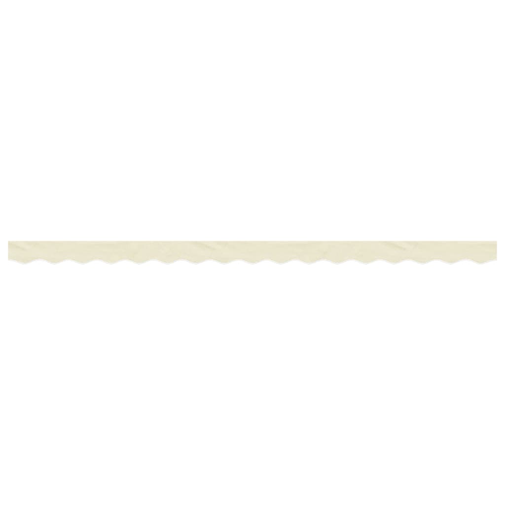 vidaXL Replacement Fabric for Awning Valance Cream Stripe 4 m