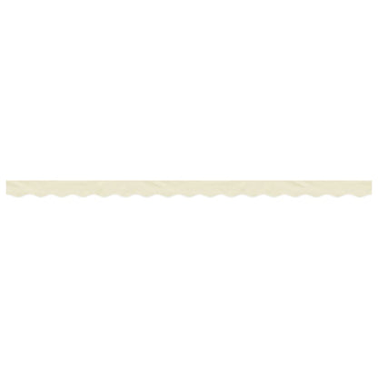 vidaXL Replacement Fabric for Awning Valance Cream Stripe 4 m