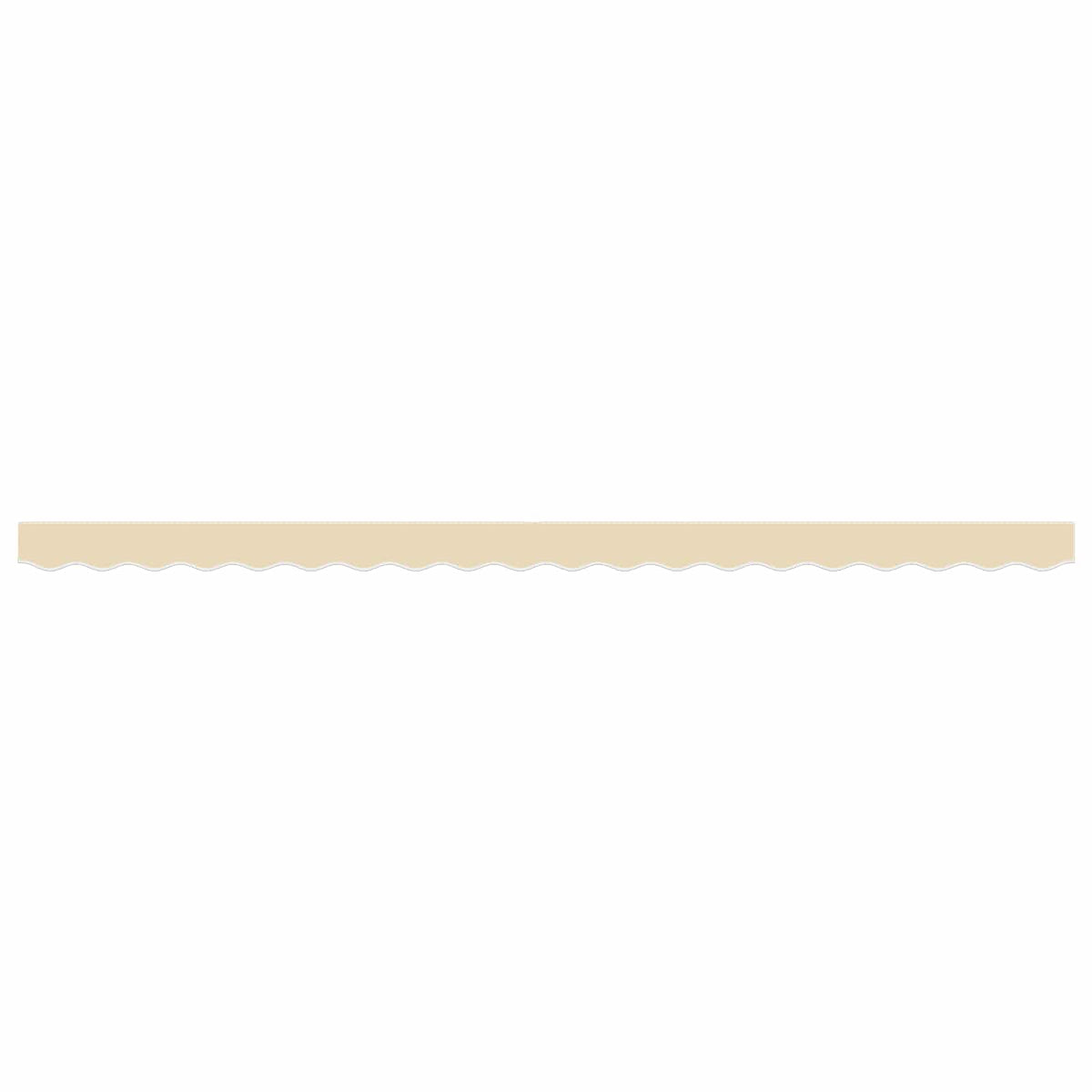vidaXL Awning Valance Replacement Cream Stripe 400 cm