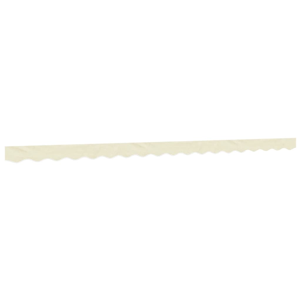 vidaXL Replacement Fabric for Awning Valance Cream Stripe 4.5 m