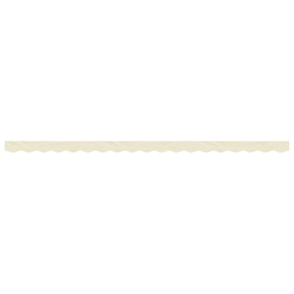 vidaXL Replacement Fabric for Awning Valance Cream Stripe 4.5 m