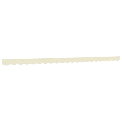 vidaXL Replacement Fabric for Awning Valance Cream Stripe 5 m