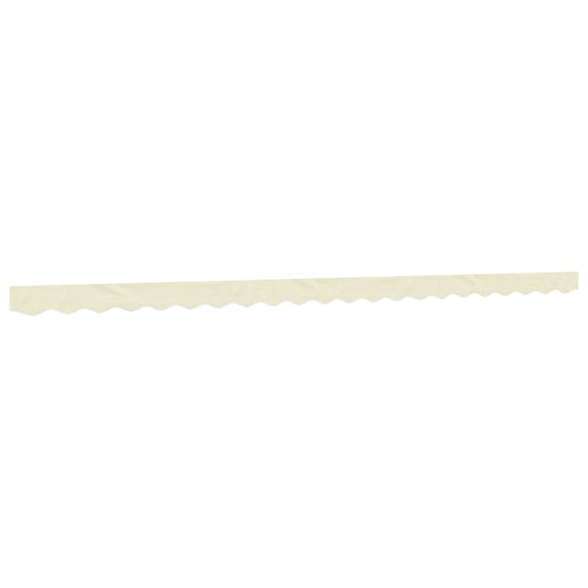 vidaXL Replacement Fabric for Awning Valance Cream Stripe 5 m