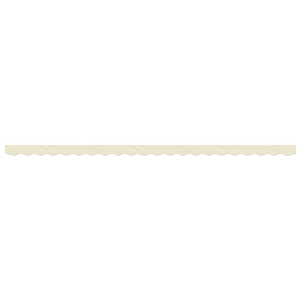 vidaXL Replacement Fabric for Awning Valance Cream Stripe 5 m