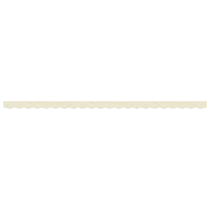 vidaXL Replacement Fabric for Awning Valance Cream Stripe 5 m