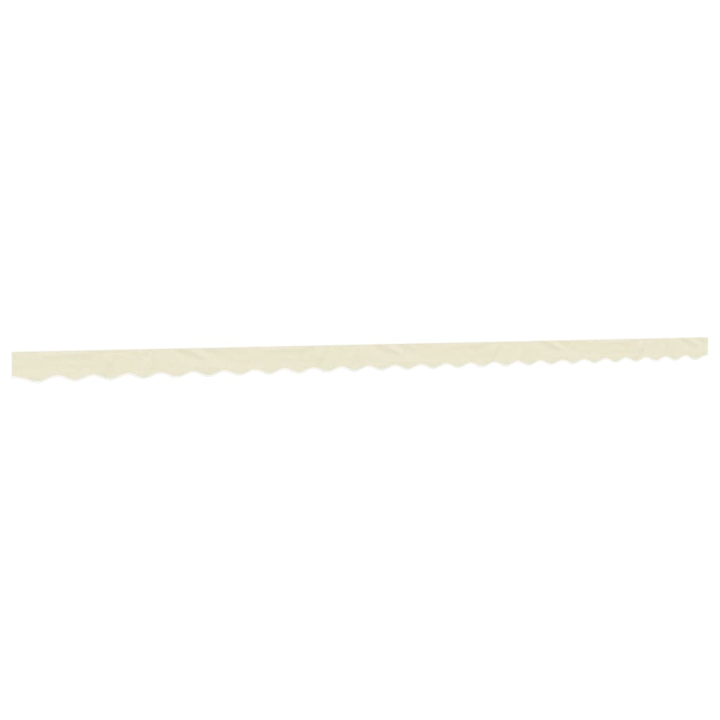 vidaXL Replacement Fabric for Awning Valance Cream Stripe 6 m