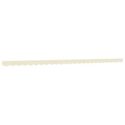 vidaXL Replacement Fabric for Awning Valance Cream Stripe 6 m