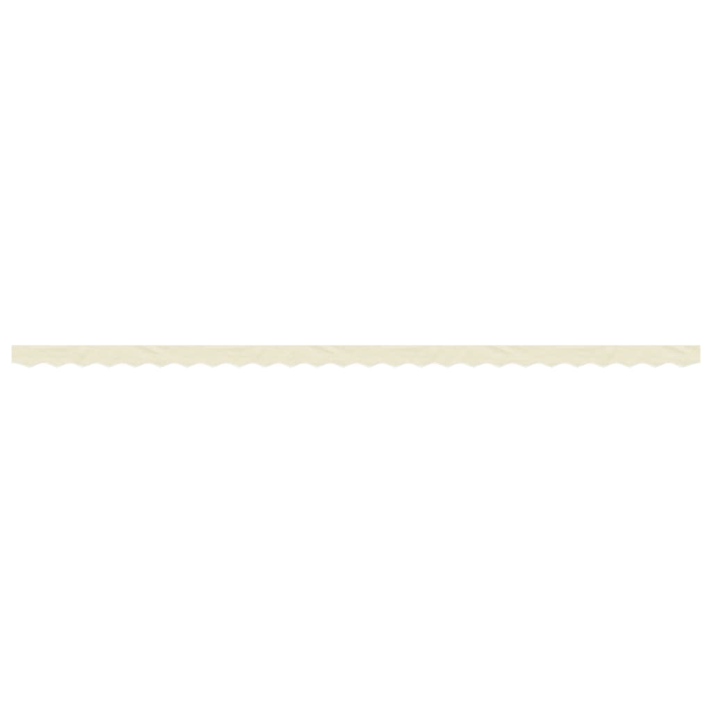 vidaXL Replacement Fabric for Awning Valance Cream Stripe 6 m