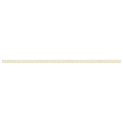 vidaXL Replacement Fabric for Awning Valance Cream Stripe 6 m