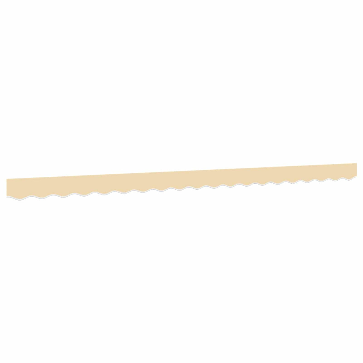 vidaXL Awning Valance Replacement Cream Stripe 600 cm