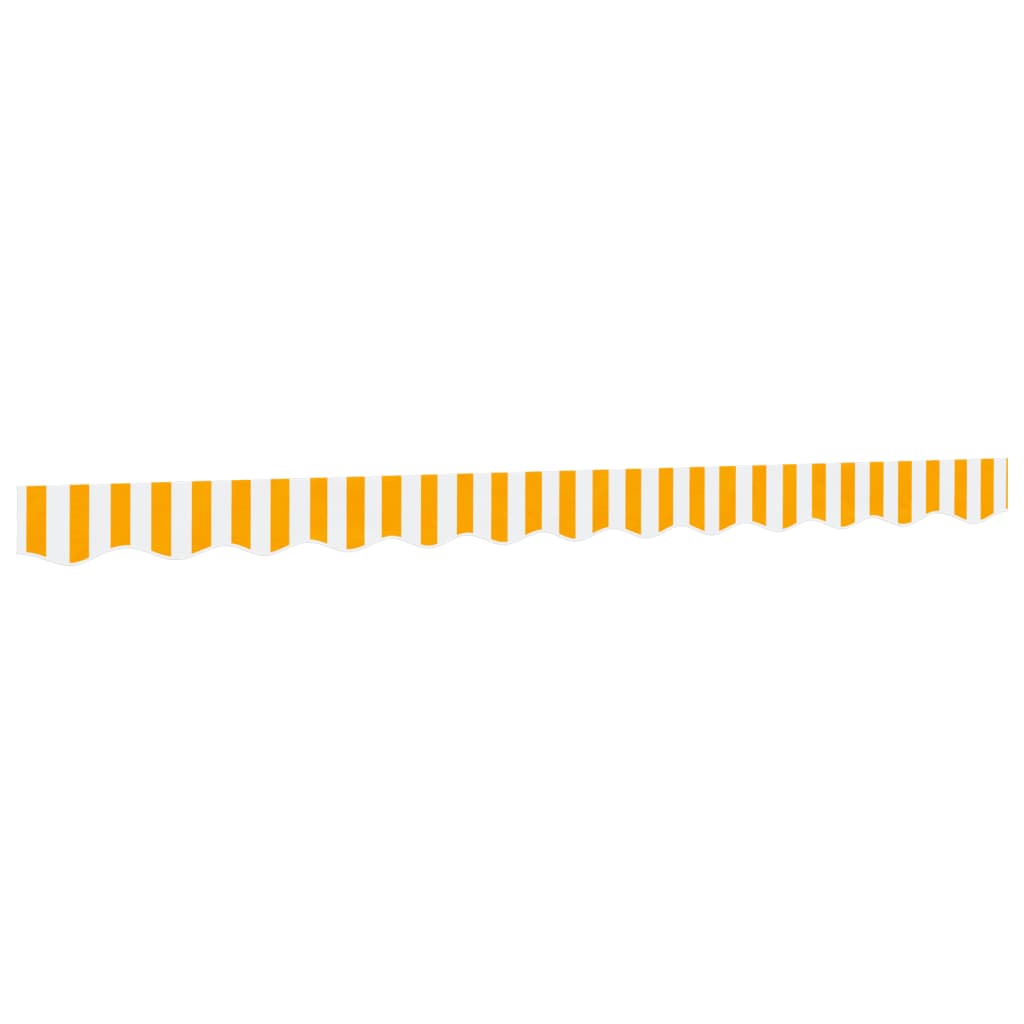 vidaXL Awning Valance Replacement Yellow and White Stripe 300 cm