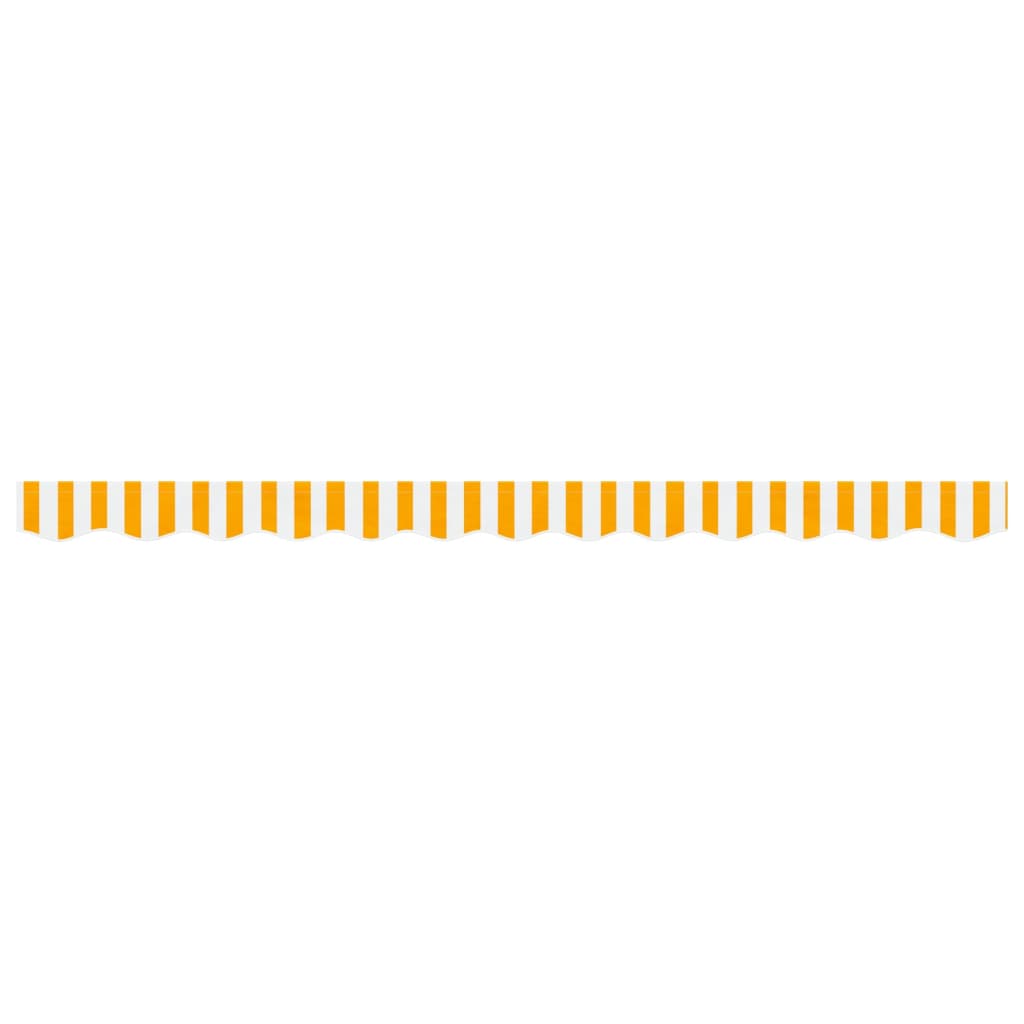 vidaXL Awning Valance Replacement Yellow and White Stripe 300 cm