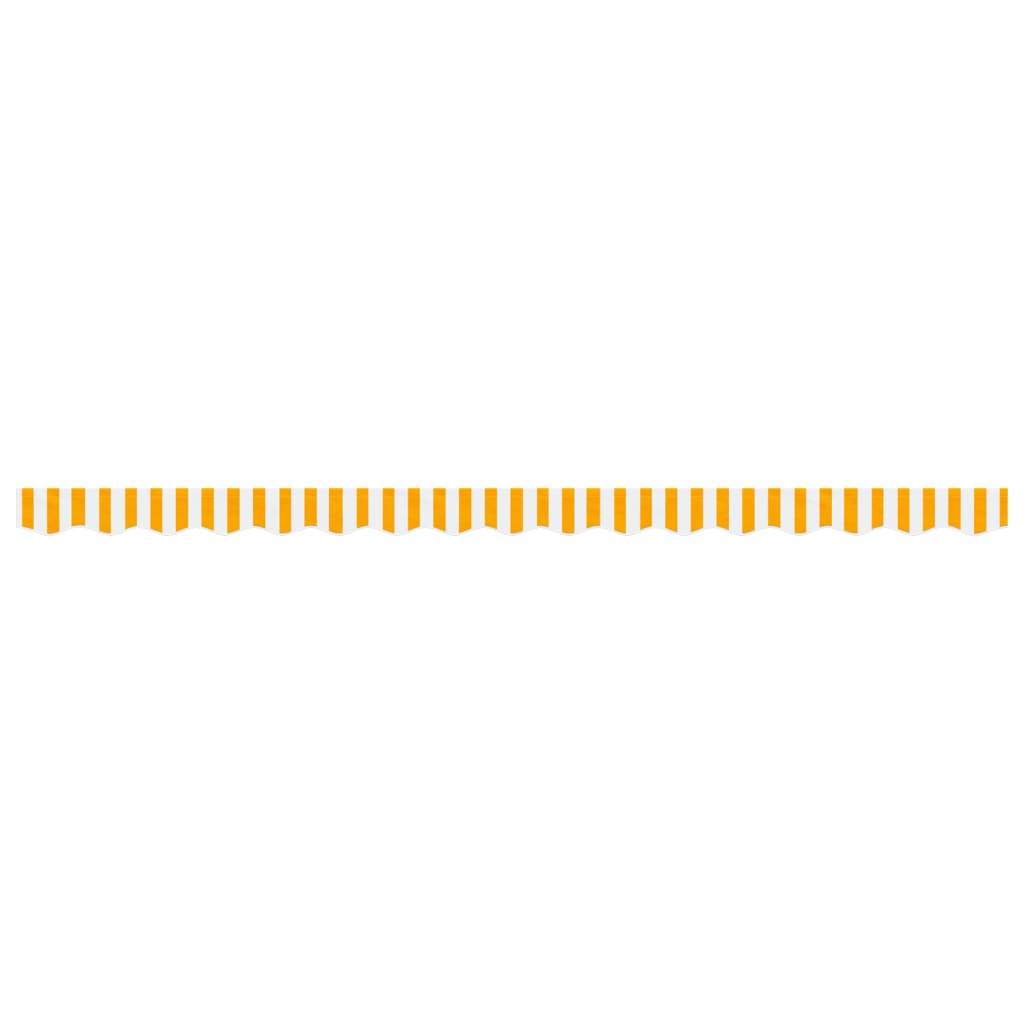 vidaXL Awning Valance Replacement Yellow and White Stripe 400 cm