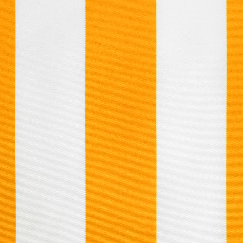 vidaXL Awning Valance Replacement Yellow and White Stripe 400 cm