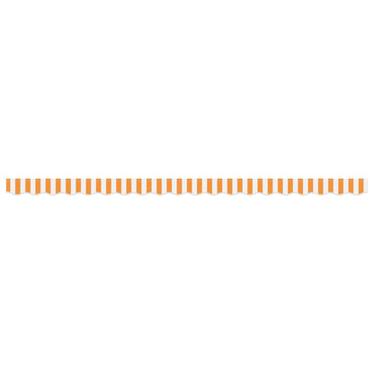 vidaXL Replacement Fabric for Awning Valance Yellow&White Stripe 4.5 m