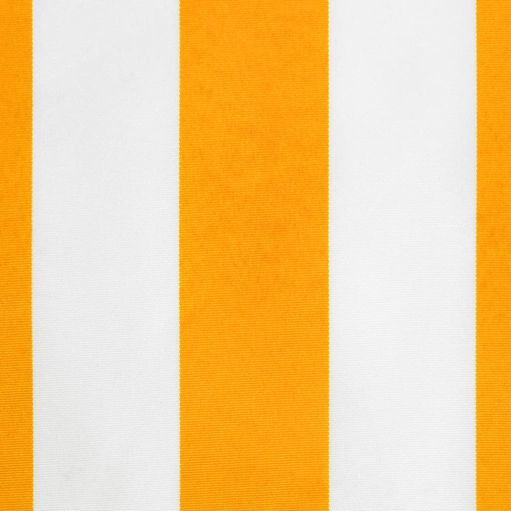 vidaXL Awning Valance Replacement Yellow and White Stripe 600 cm