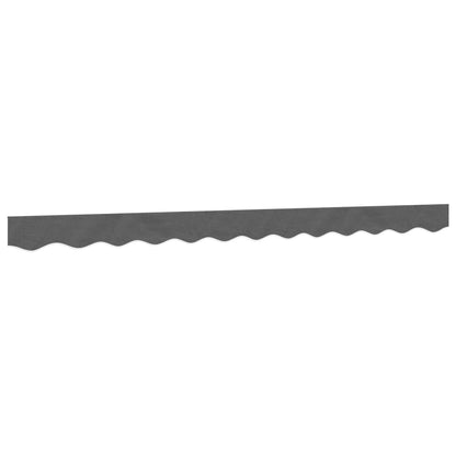 vidaXL Replacement Fabric for Awning Valance Anthracite Stripe 3 m