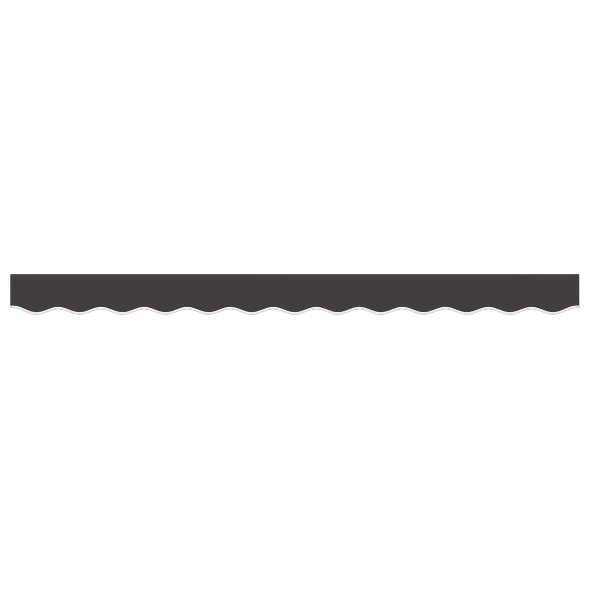 vidaXL Awning Valance Replacement Anthracite Stripe 300 cm