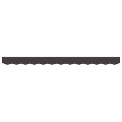 vidaXL Awning Valance Replacement Anthracite Stripe 300 cm